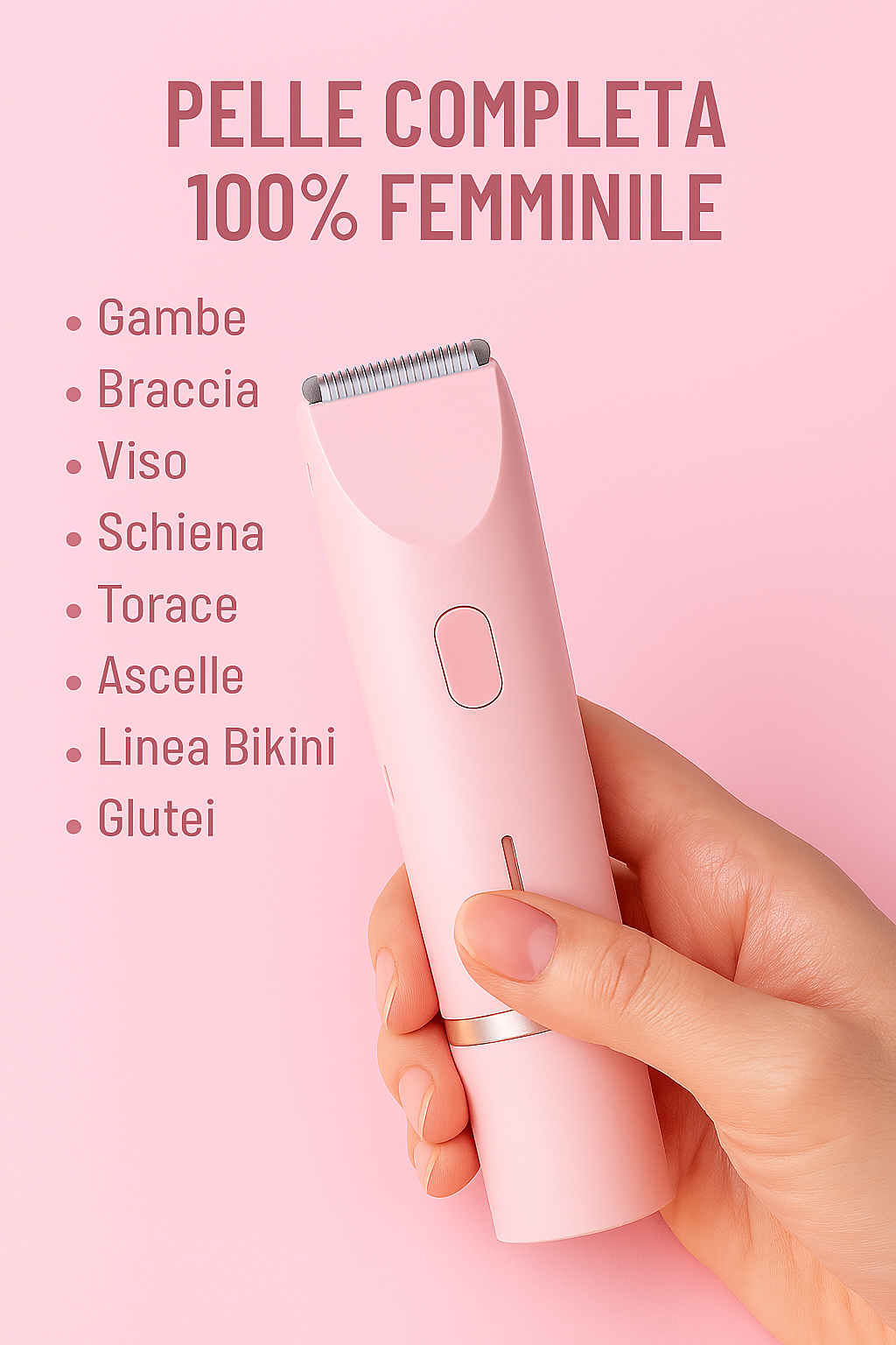 Epilatore elettrico portatile